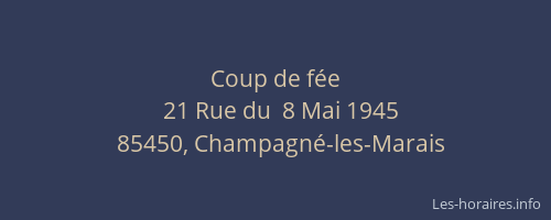 Coup de fée