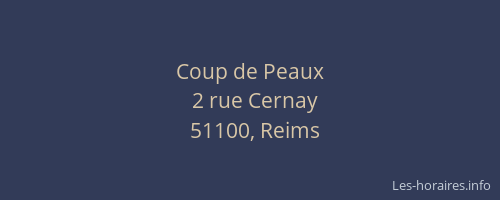 Coup de Peaux