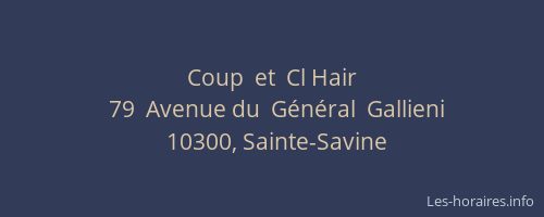 Coup  et  Cl Hair