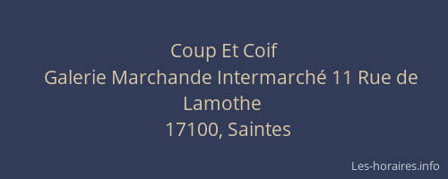 Coup Et Coif