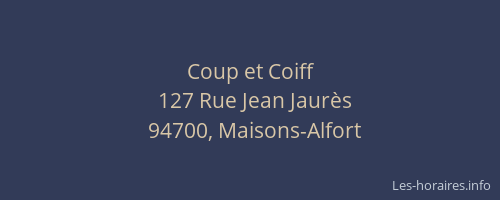 Coup et Coiff