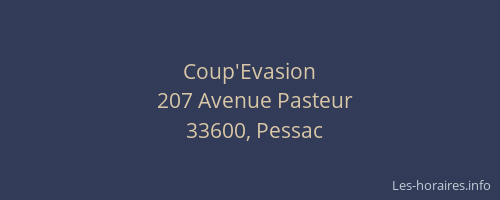 Coup'Evasion