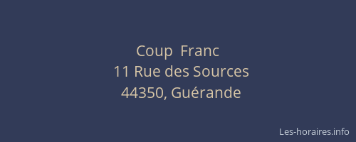 Coup  Franc