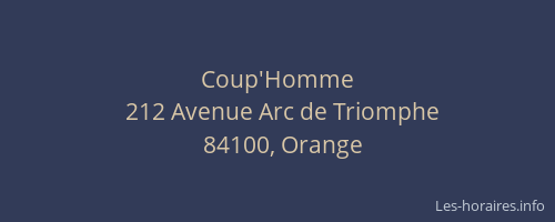 Coup'Homme