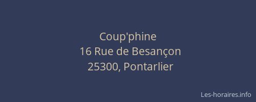 Coup'phine