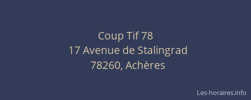 Coup Tif 78