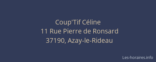 Coup'Tif C&eacute;line