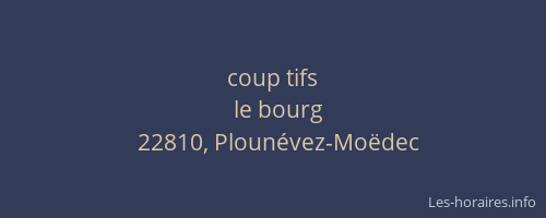 coup tifs