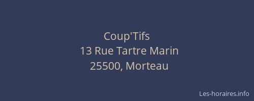 Coup'Tifs