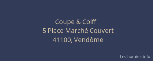 Coupe & Coiff'