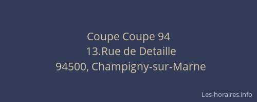 Coupe Coupe 94