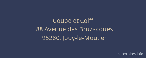 Coupe et Coiff