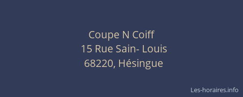 Coupe N Coiff