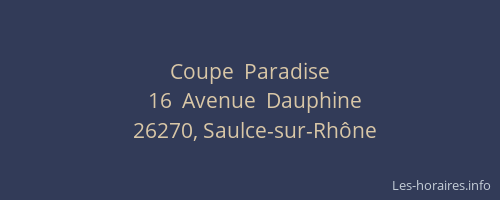 Coupe  Paradise