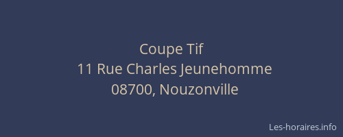 Coupe Tif