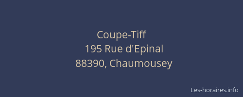 Coupe-Tiff