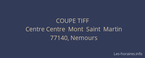 COUPE TIFF