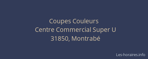 Coupes Couleurs