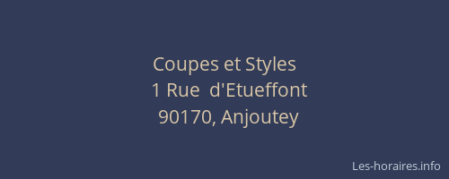 Coupes et Styles