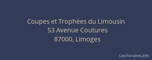 Coupes et Trophées du Limousin