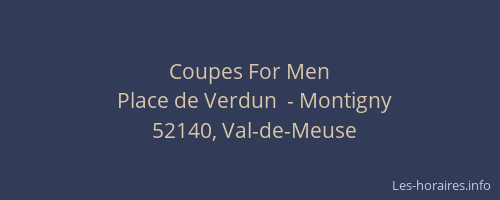 Coupes For Men