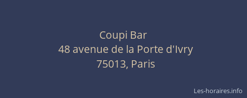 Coupi Bar