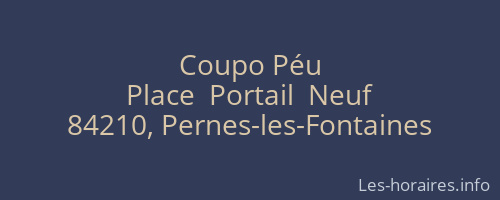 Coupo Péu