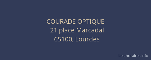 COURADE OPTIQUE