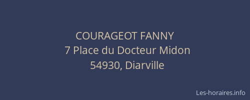 COURAGEOT FANNY