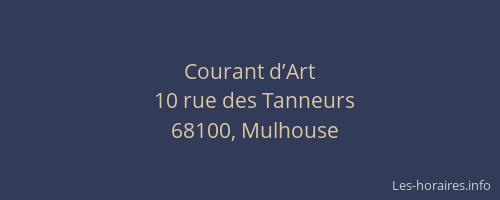 Courant d’Art