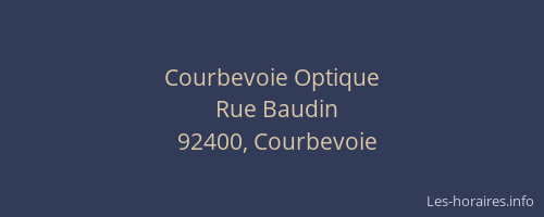 Courbevoie Optique
