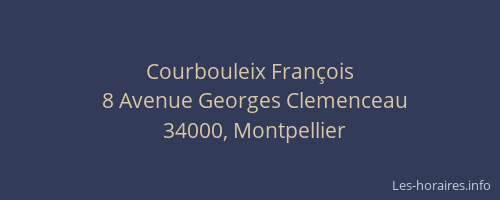 Courbouleix François