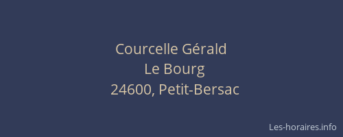 Courcelle G&eacute;rald