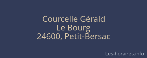 Courcelle Gérald