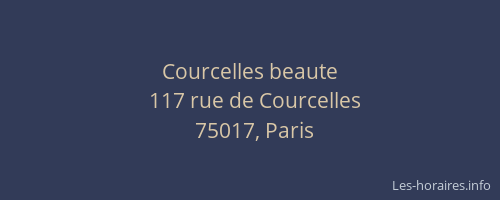 Courcelles beaute