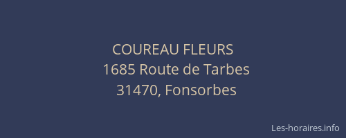 COUREAU FLEURS