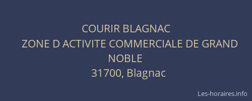 COURIR BLAGNAC