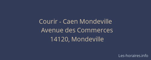 Courir - Caen Mondeville