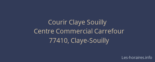 Courir Claye Souilly