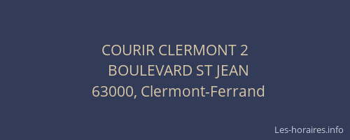 COURIR CLERMONT 2