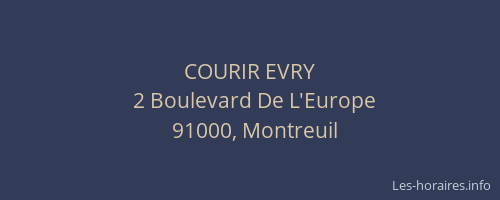 COURIR EVRY