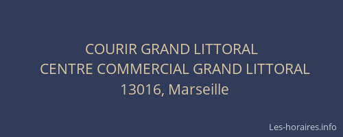 COURIR GRAND LITTORAL