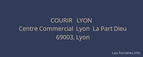 COURIR   LYON