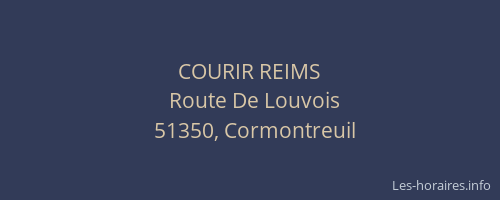 COURIR REIMS