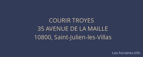 COURIR TROYES