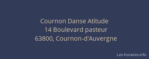 Cournon Danse Atitude