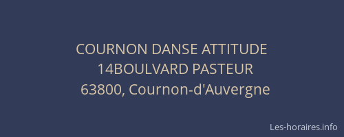 COURNON DANSE ATTITUDE