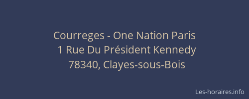 Courreges - One Nation Paris