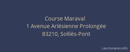 Course Maraval