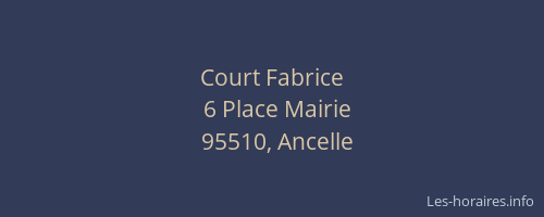 Court Fabrice